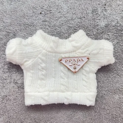 Dolls Clothes for 17cm Labubu V1 V2 V3 Doll Clothes High-quality Macaron Suit Hoodie Cartoon Cute Decoration Accessories