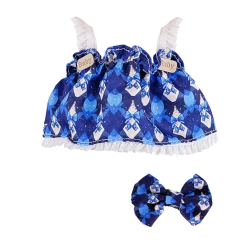 Doll Clothes for labubu outfit Plush doll clothes Macaron Cute Clothing DIY Kid Gift Dog Clothes Hair accessories v1 v2 clothes