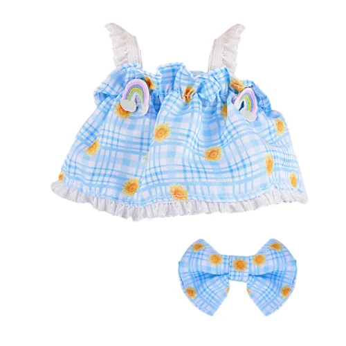 Doll Clothes for labubu outfit Plush doll clothes Macaron Cute Clothing DIY Kid Gift Dog Clothes Hair accessories v1 v2 clothes