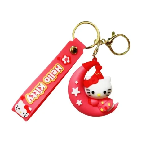 MINISO Sanrio Keychain Cute Cartoon Melody Doll Pendant Decorative Keychain Accessories for Girls and Children Gift Toys