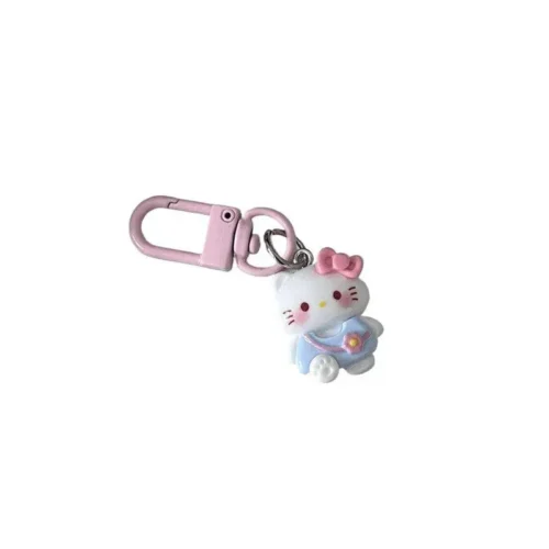 MINISO Fashion Sanrio Kawaii Hello Kitty Phone Rope Cartoon Anime Phone Chain Cute KT Cat Phone Charm Keychain Girl Gift