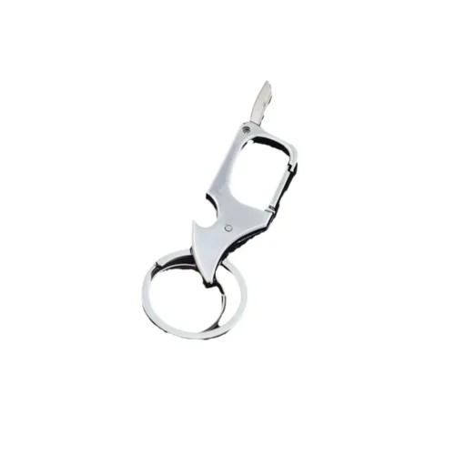 Men's Multifunctional Keychain Bottle Opener Anti-Lost Car Key Ring Creative Waist Hanging Design